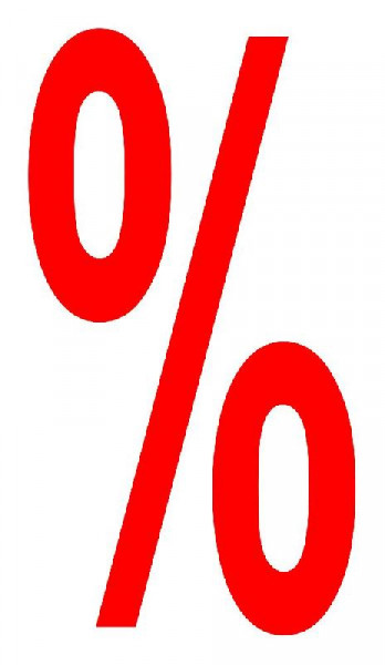 Prozent-Hänger